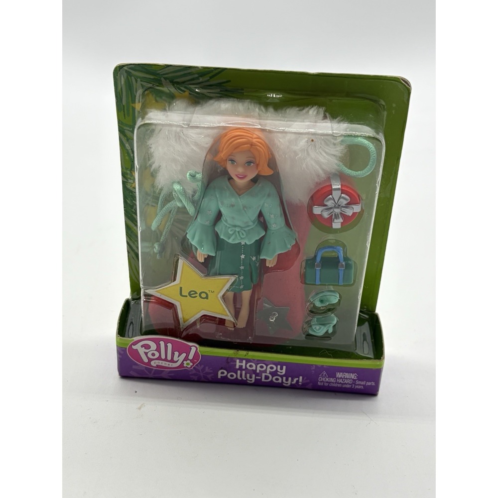 Polly Pocket Doll Happy Polly Days Lea Christmas Vintage 2003 New
